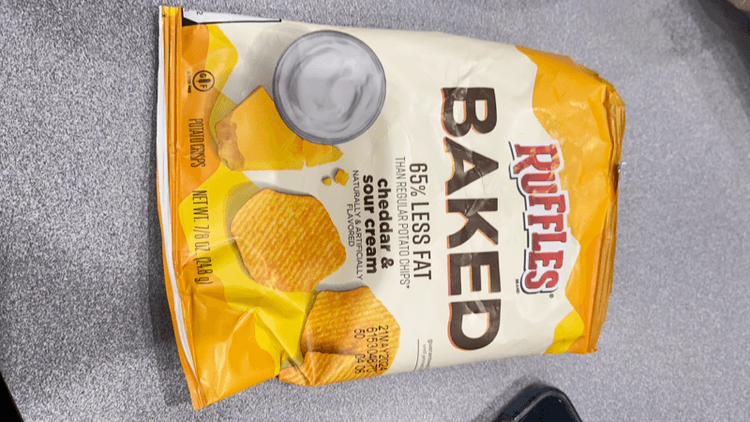 Frito-Lay Ruffles Cheddar & Sour Cream Flavored Baked Potato Crisps