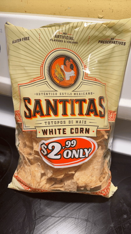 Is it Pistachio Free? Santitas Tortilla Chips