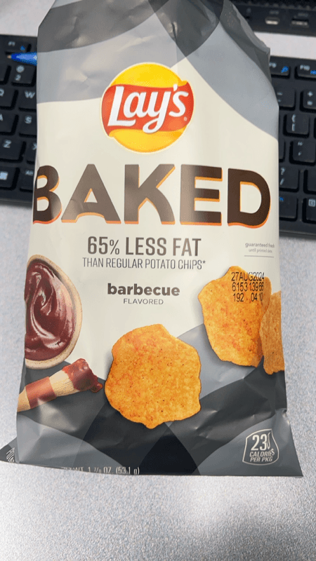 Lay'S Baked Barbecue Flavored Potato Chips