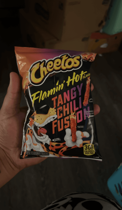 Cheetos Flamin' Hot Tangy Chili Fusion Cheese Flavored Snacks