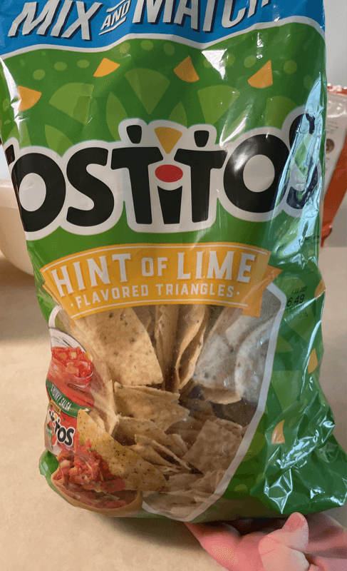 Tostitos Mix And Match Hint Of Lime Flavored Triangles
