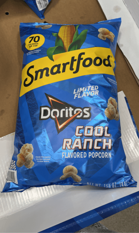 Smartfood Limited Flavor Doritos Cool Ranch Flavored Popcorn