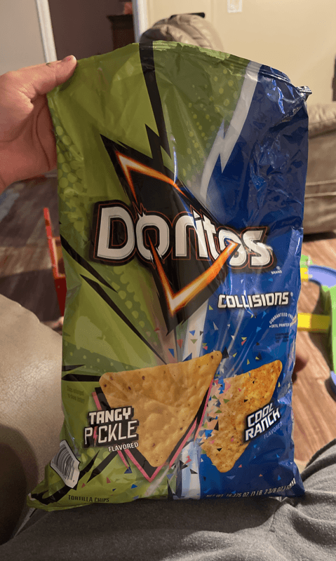 Doritos Collisions Tangy Pickle And Cool Ranch Flavored Tortilla Chips