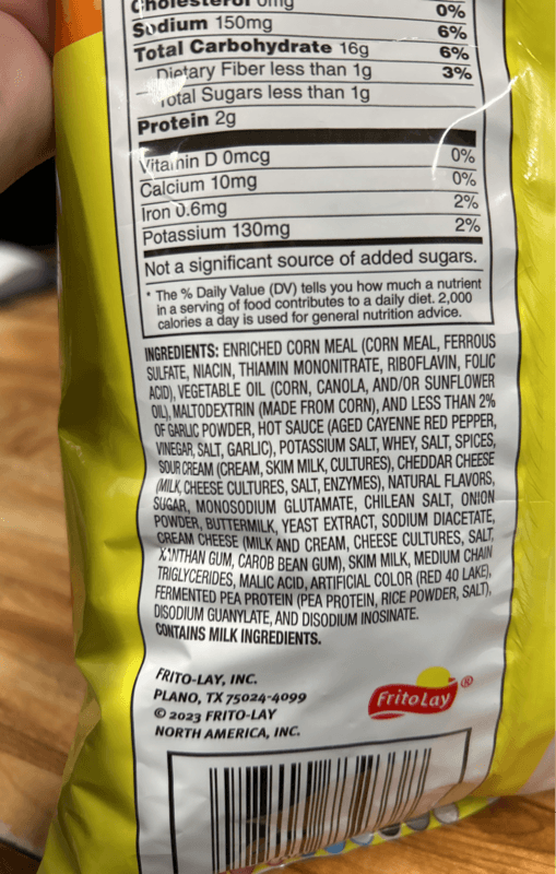 Cheetos Crunchy Buffalo Cheese Flavored Snacks
