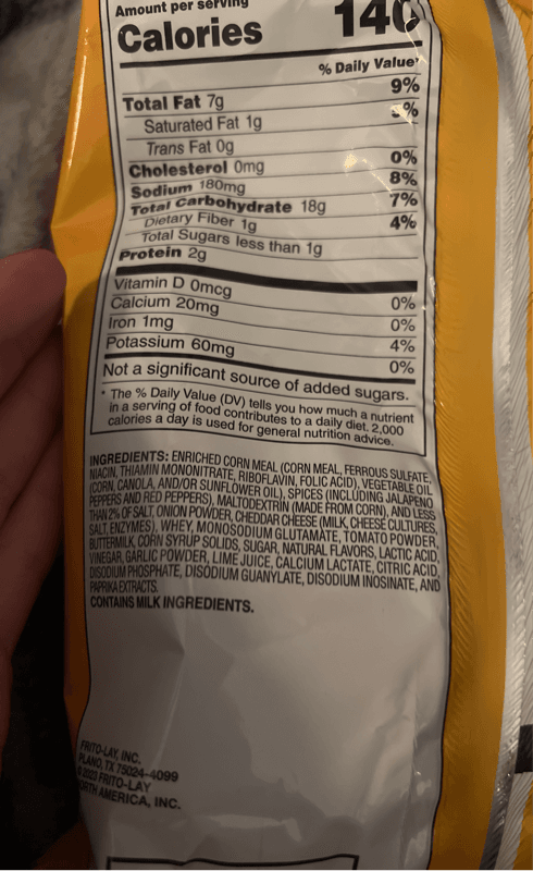 Doritos Dinamita Sticks Smoky Chile Queso