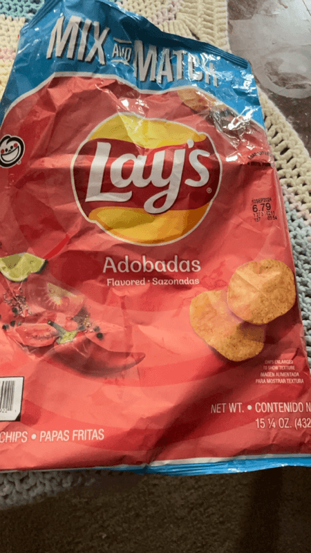 Lay'S Adobadas Flavored Sazonadas Potato Chips