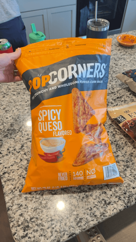 Popcorners Spicy Queso Flavored Popped-Corn Snack