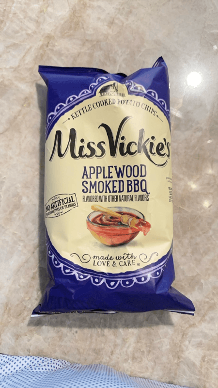 Miss Vickie'S Applewood Smoked Bbq Kettle Cooked Potato Chips