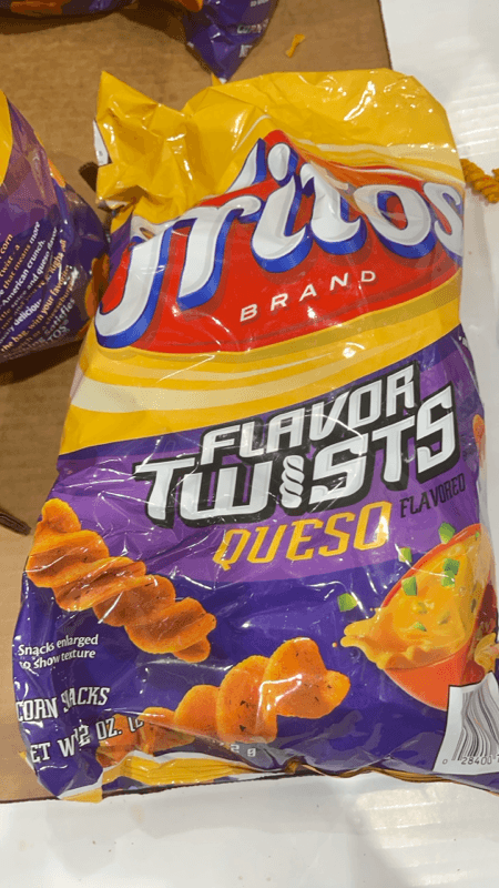 Fritos Brand Flavor Twists Queso Corn Snacks