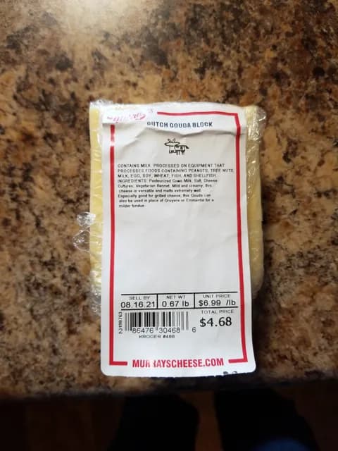Murray'S Dutch Gouda Block