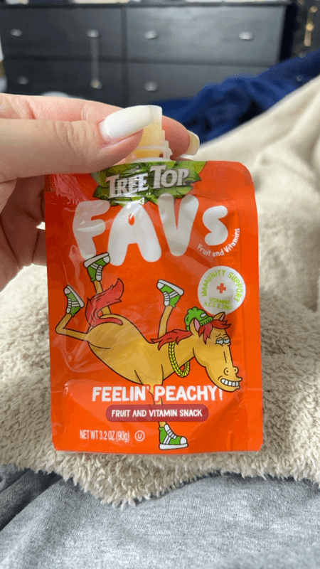 Tree Top Favs Feelin' Peachy Fruit And Vitamin Snack