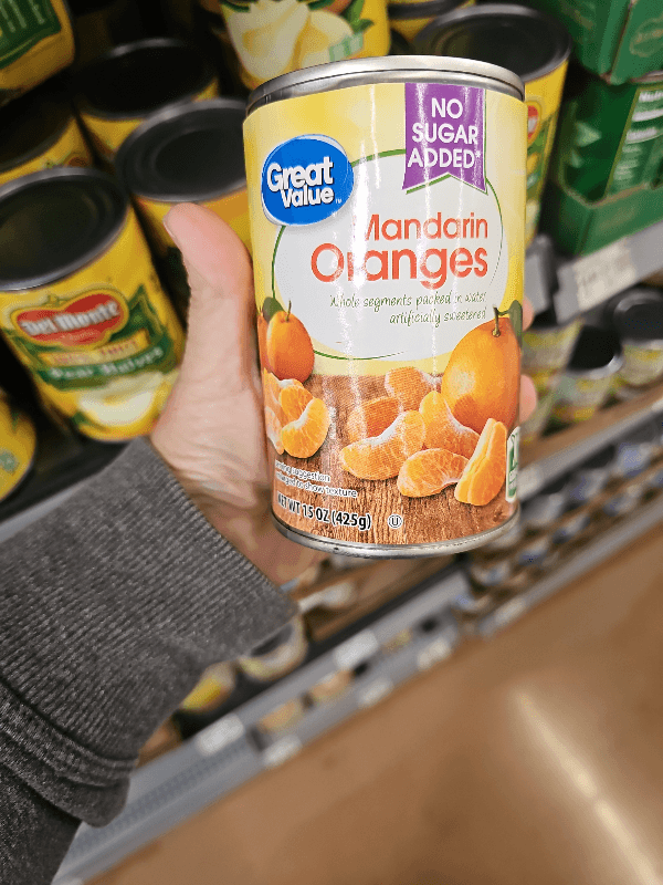 Great Value Canned Mandarin Oranges