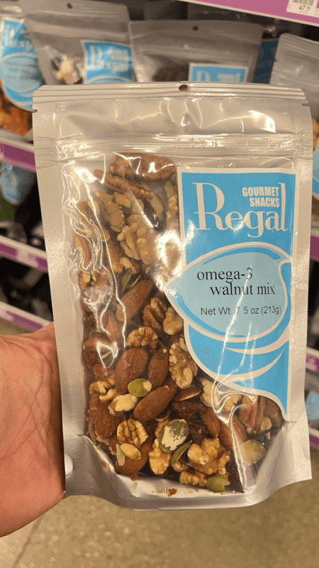 Regal Gourmet Snacks Omega-3 Walnut Mix