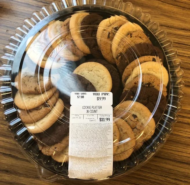 No Name Cookie Platter