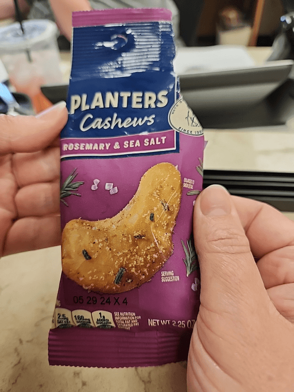 Planters Rosemary & Sea Salt Cashews