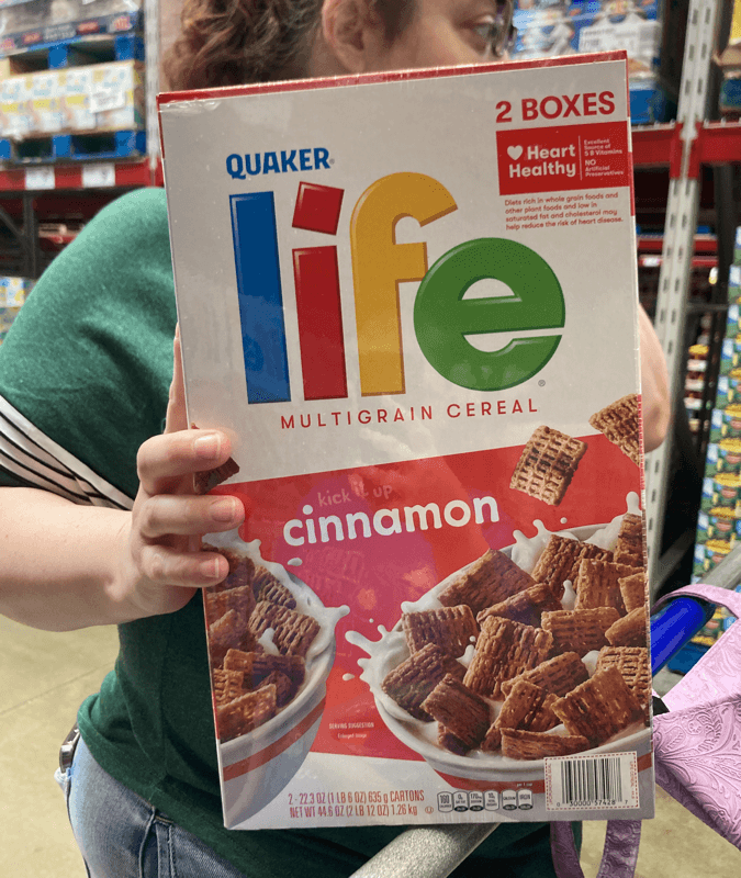 Quaker Life Multigrain Cinnamon Cereal 2 Boxes