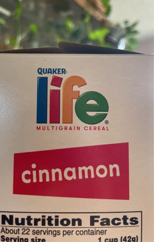 Quaker Life Multigrain Cereal Cinnamon