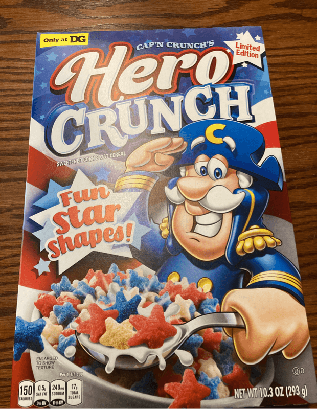 Cap'N Crunch'S Hero Crunch Sweetened Corn & Oat Cereal Fun Star Shapes
