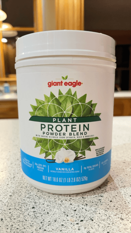 Giant Eagle Vanilla Plant Protein Powder Blend