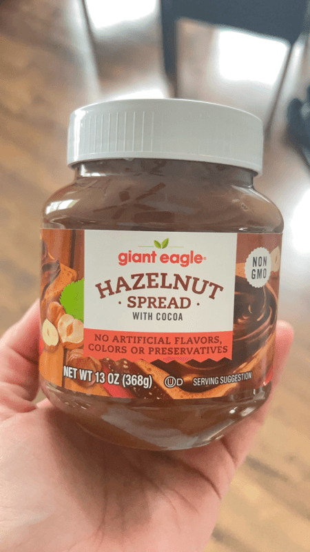 Giant Eagle Hazelnut Spread With Cocoa