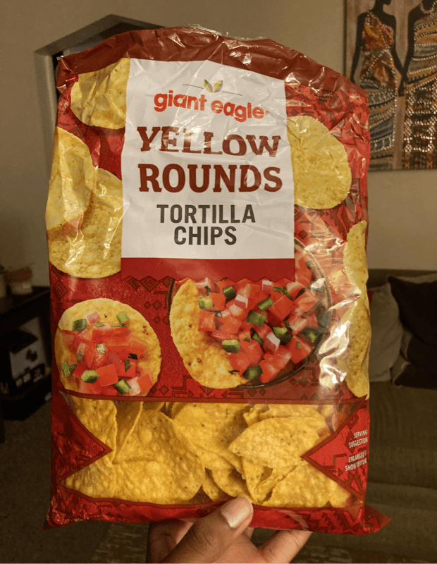 Giant Eagle Yellow Rounds Tortilla Chips