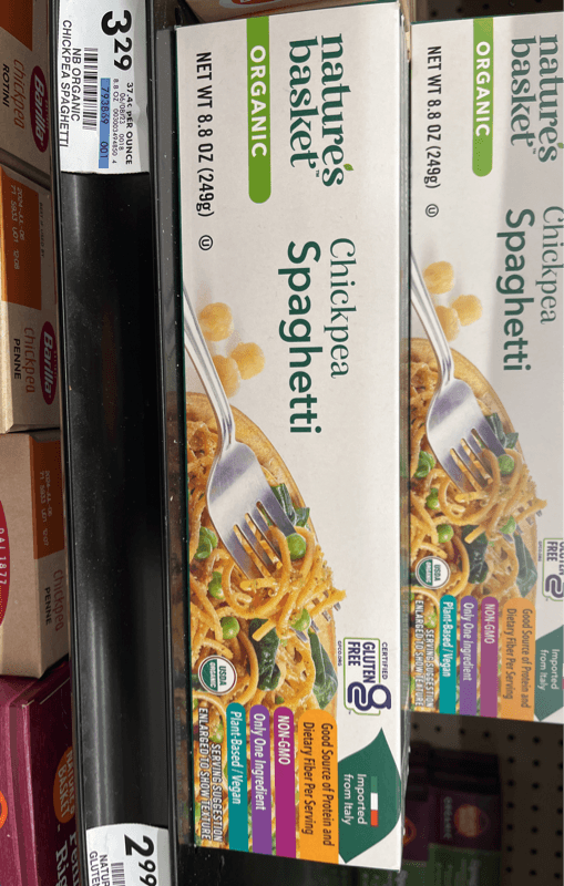 Nature'S Basket Organic Chickpea Spaghetti