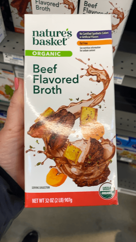 Nature'S Basket Organic Beef Flavored Broth