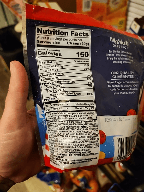 Market District Limited Edition Candy Cane Trail Mix
