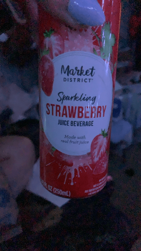 Market District Sparkling Strawberry Juice Beverage