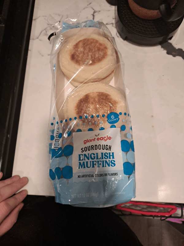 Giant Eagle Sourdough English Muffins