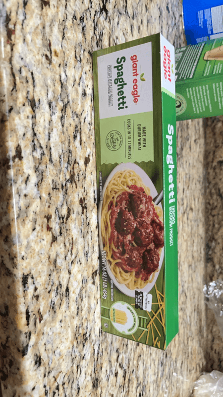 Giant Eagle Spaghetti Enriched Macaroni Product