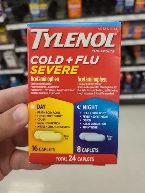 Tylenol Cold + Flu Severe Day & Night Caplets
