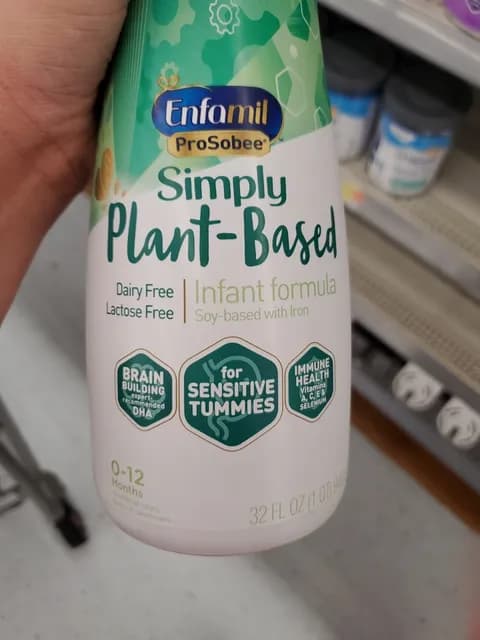 Enfamil Prosobee Simply Plant-Based Infant Formula For Sensitive Tummies