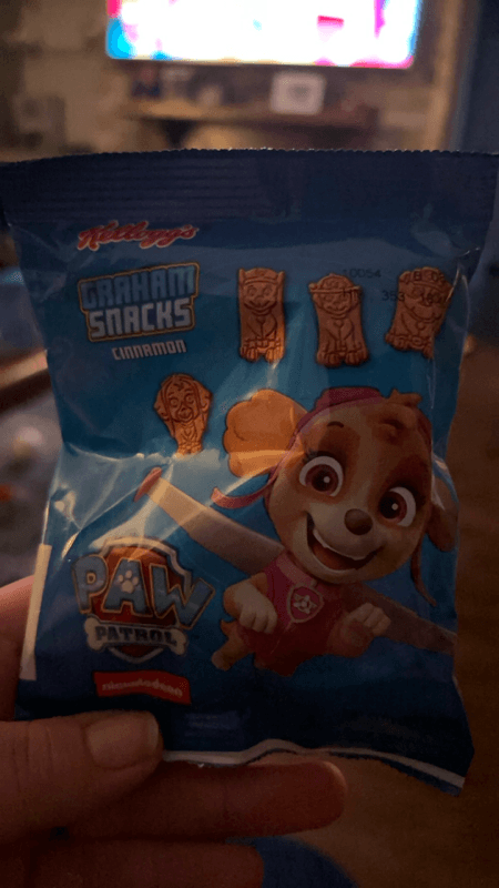 Kellogg'S Paw Patrol Cinnamon Graham Snacks