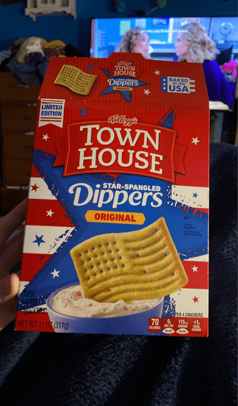 Kellogg'S Town House Star-Spangled Dippers Original Oven Baked Crackers
