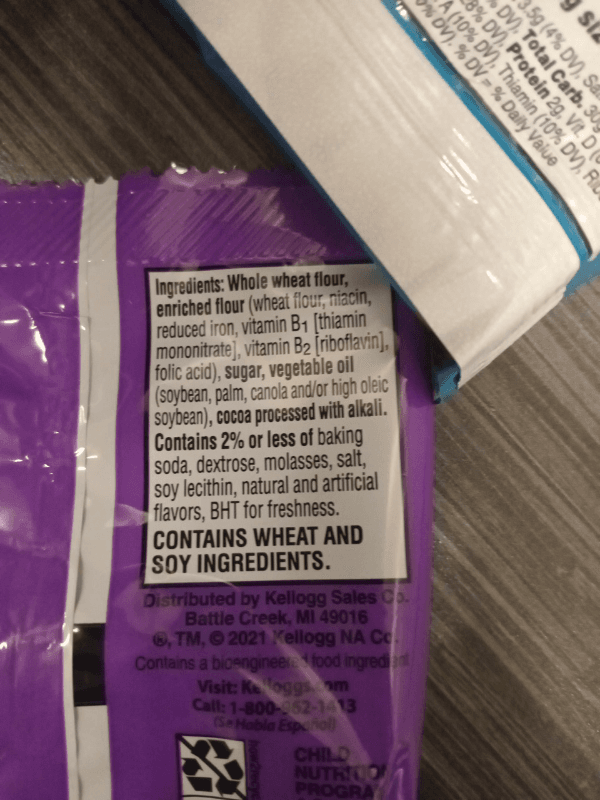 Kellogg'S Tiger Bites Chocolate Graham Crackers