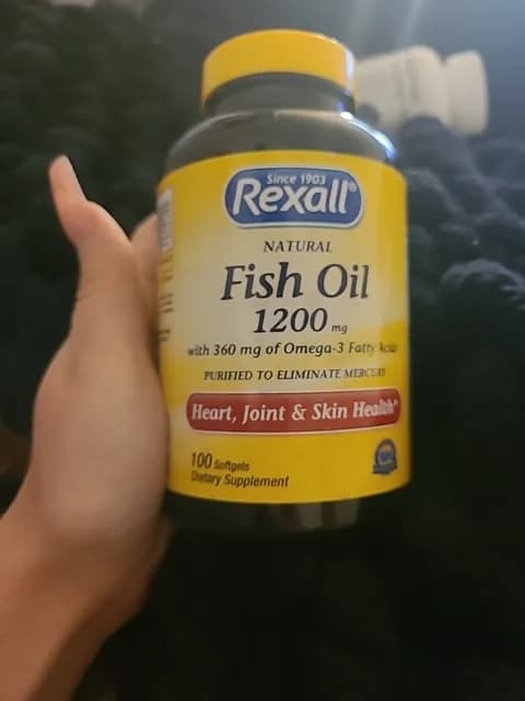 Rexall Natural Fish Oil Heart, Joint & Skin Health* 100 Softgels