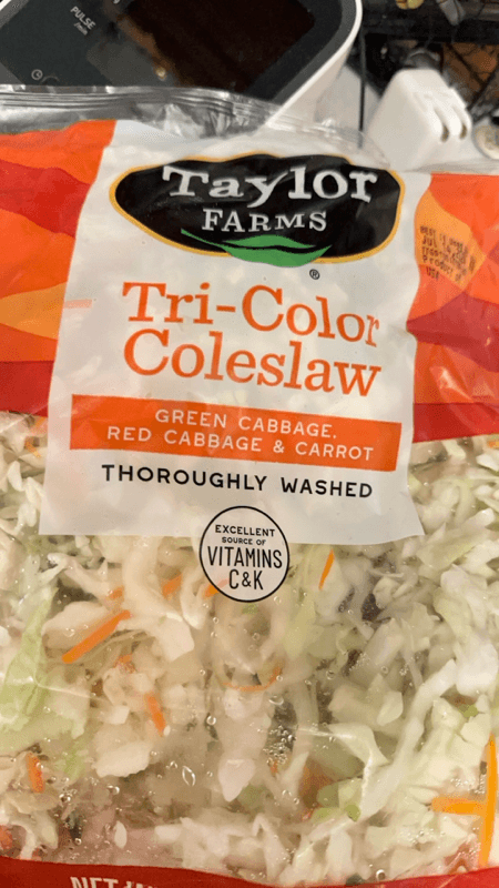 Taylor Farms Tri-Color Coleslaw