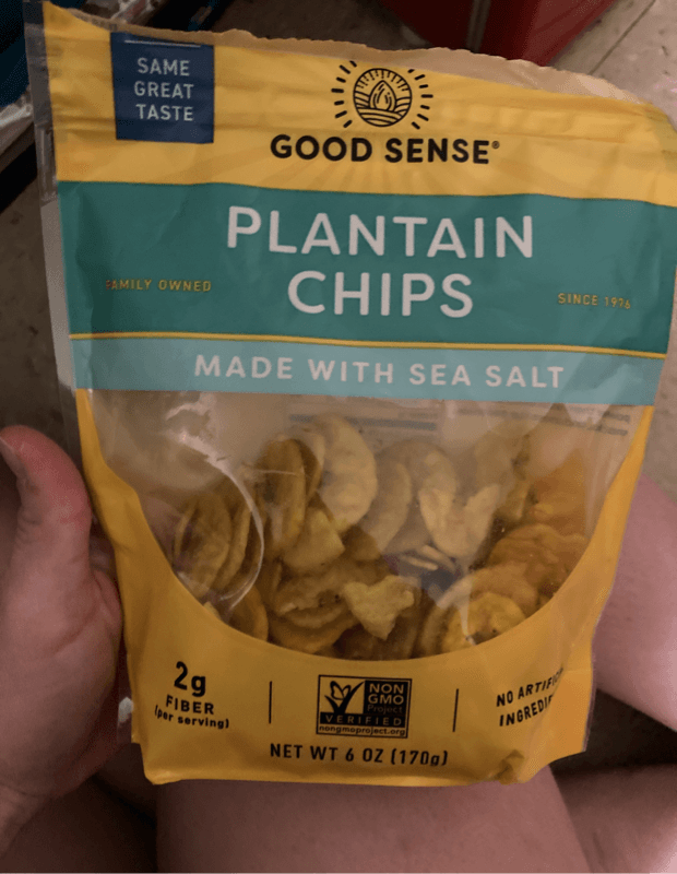 Good Sense Plantain Chips Made With Sea Salt