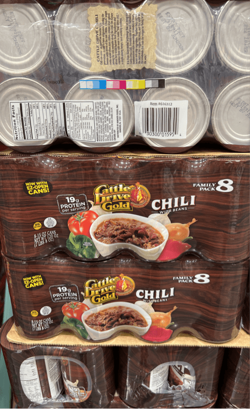 Cattle Drive Gold Chili With Beans Family