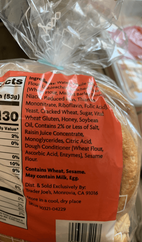 Trader Joe'S Honey Wheat Hamburger Buns