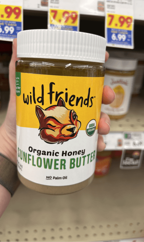 Wild Friends Organic Honey Sunflower Butter