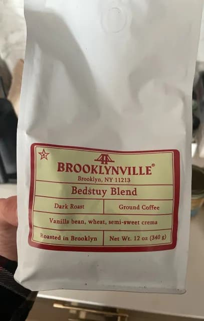 Brooklynville Bedstuy Blend Dark Roast Ground Coffee