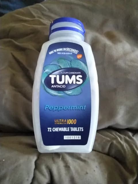 Tums Ultra Strength 1000 Peppermint Antacid