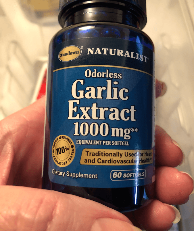 Sundown Naturalist Odorless Garlic Extract, 60 Softgels