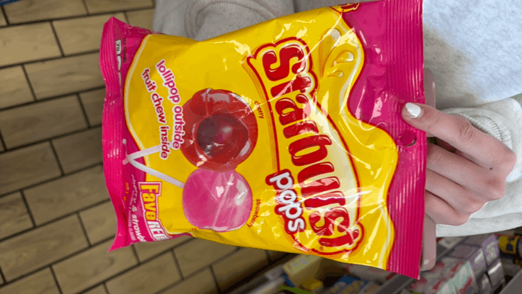 Starburst Pops Favered Cherry & Strawberry