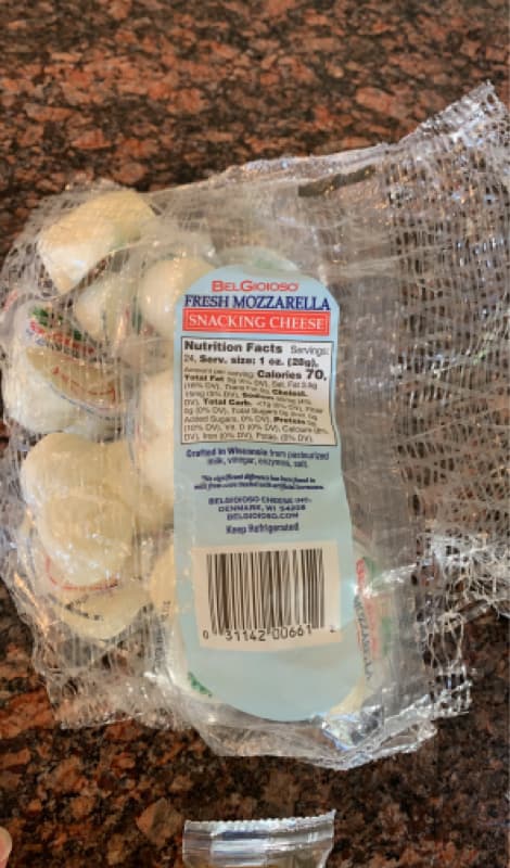 Belgioioso Fresh Mozzarella Snacking Cheese