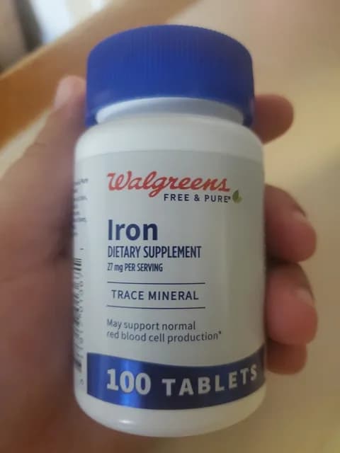 Walgreens Free & Pure Iron Dietary Supplements
