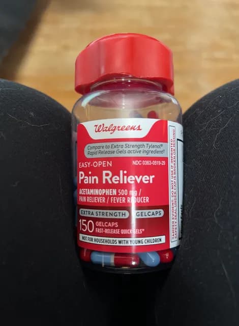 Walgreens Easy-Open Pain Reliever