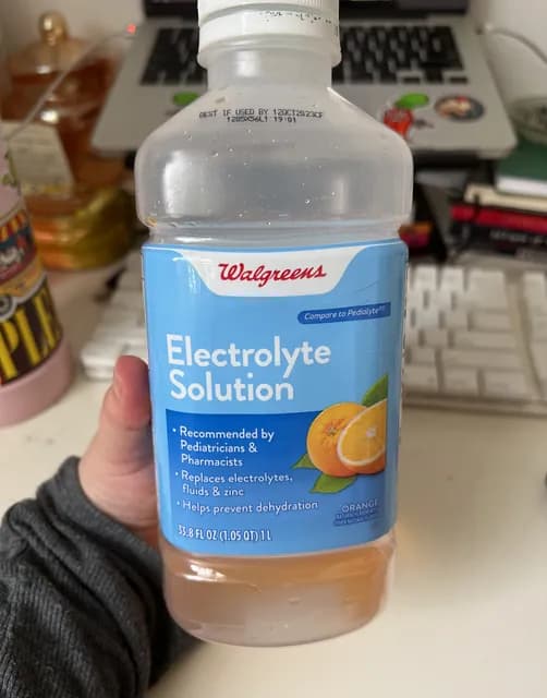 Walgreens Electrolyte Solution Orange Flavor